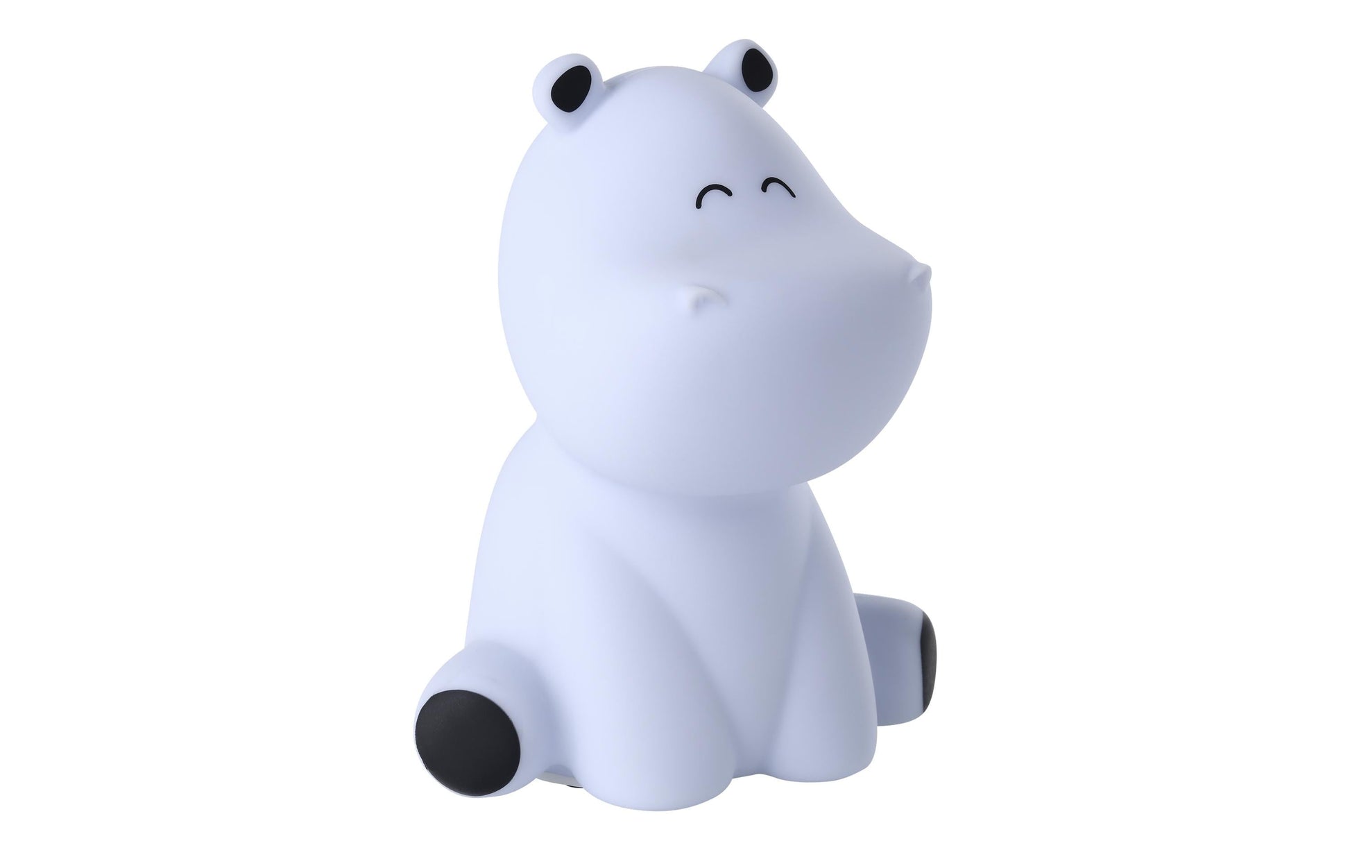 EGLO Nachtlicht Hippo Castellino – 65 lm, 3000 K/mehrfarbig, Akku, IP20 – Blau