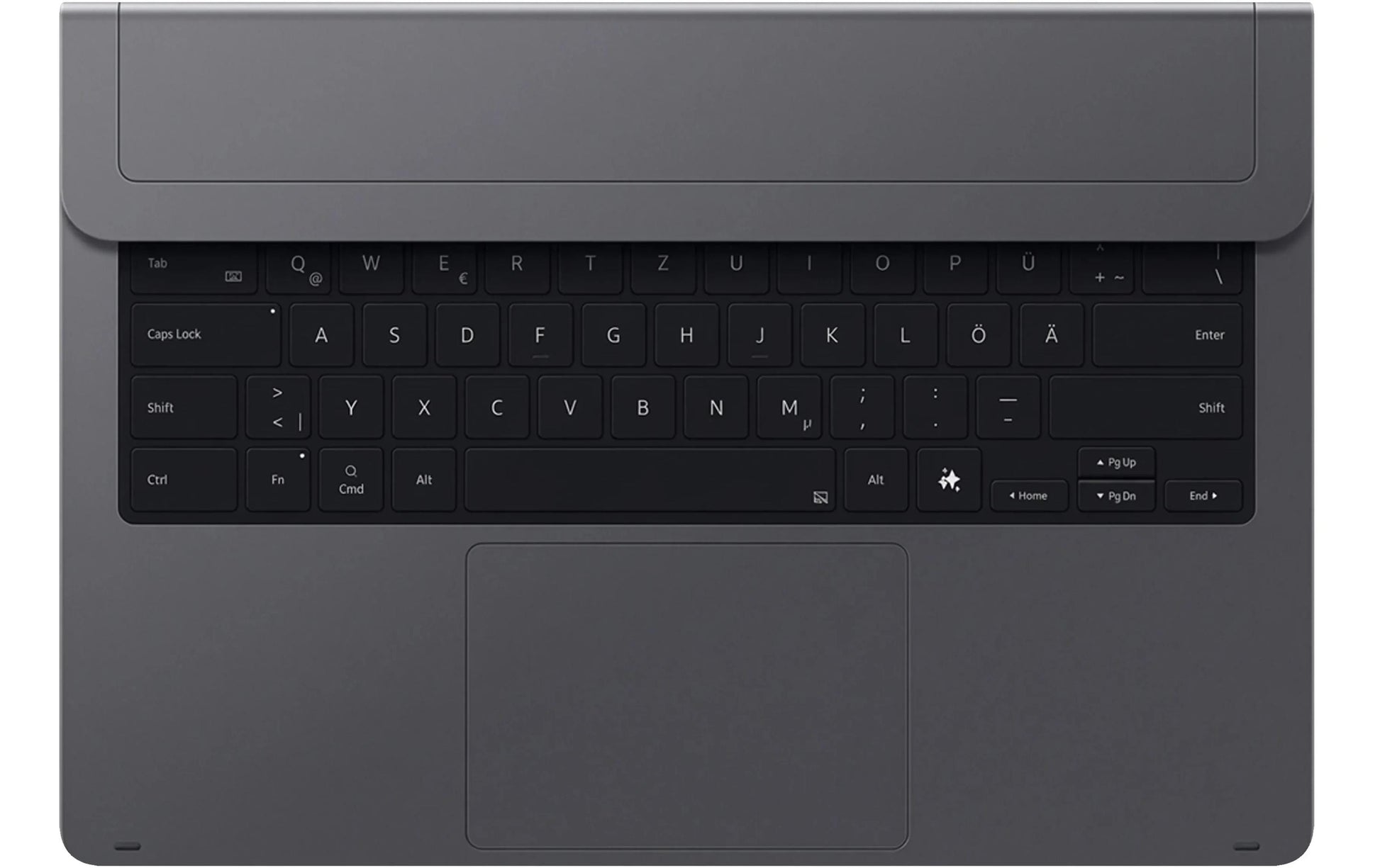 Samsung Tab S11 Ultra Keyb Pro – Tastatur – Bluetooth – mit Touchpad – QWERTZ (CH) – Grau