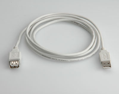 VALUE USB-A Verlängerungskabel (Stecker auf Buchse) – USB 2.0 (480 Mbit/s) – 3 m – Weiss