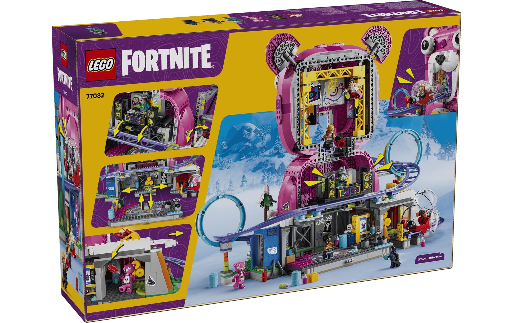 LEGO Bauset Rave Cave – Fortnite – 1963-teilig – ab 12 J.