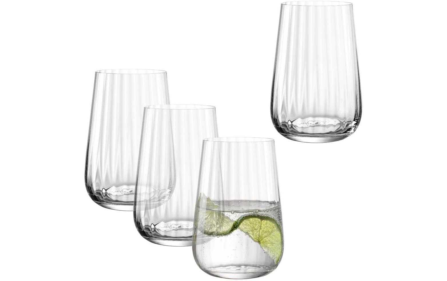 LEONARDO Trinkglas Paolo – 350 ml, Ø 7,8 cm, H 11,0 cm, Glas, Transparent