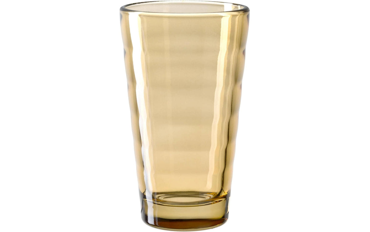 LEONARDO Trinkglas L Verso – 200 ml, Ø 8,0 cm, H 13,2 cm, Glas, Bernstein