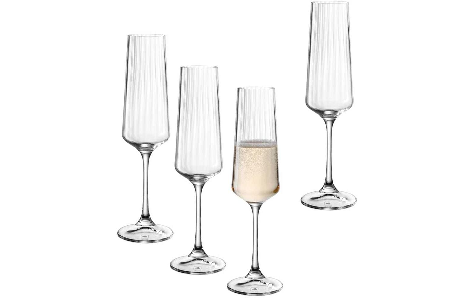 LEONARDO Paolo Sektglas – 180 ml, Ø 6,7 cm, H 23,8 cm, Glas, Transparent