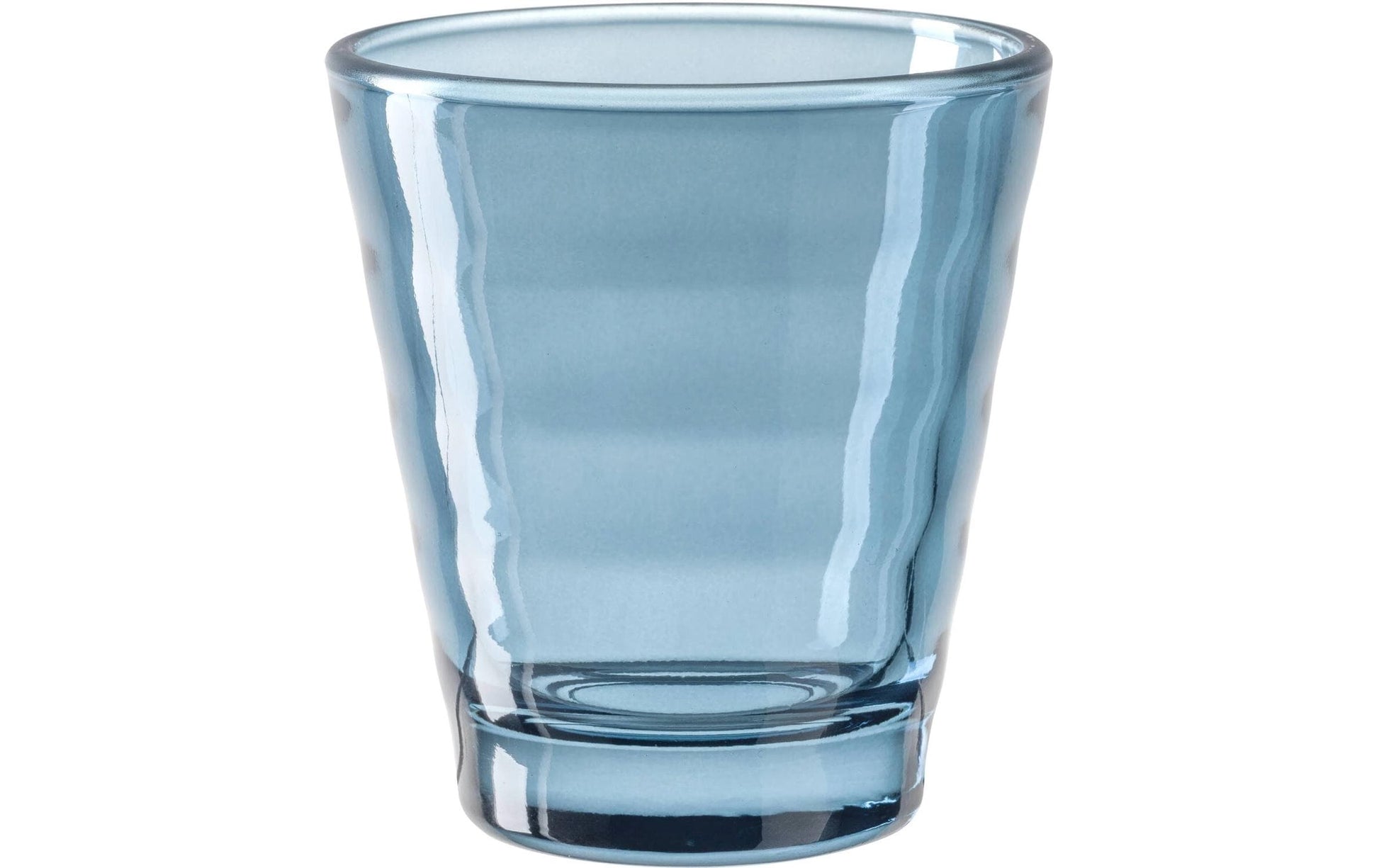 LEONARDO Trinkglas S Verso gondola – 140 ml, Ø 8 cm, Glas, Blau