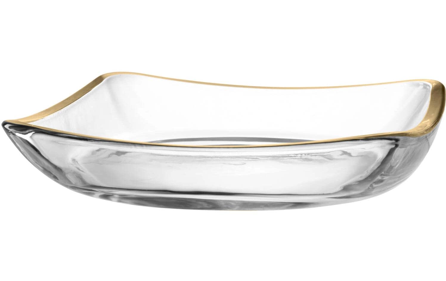 LEONARDO Speiseteller Piazza Tosca – Ø 19,6 cm, Glas, Bernstein