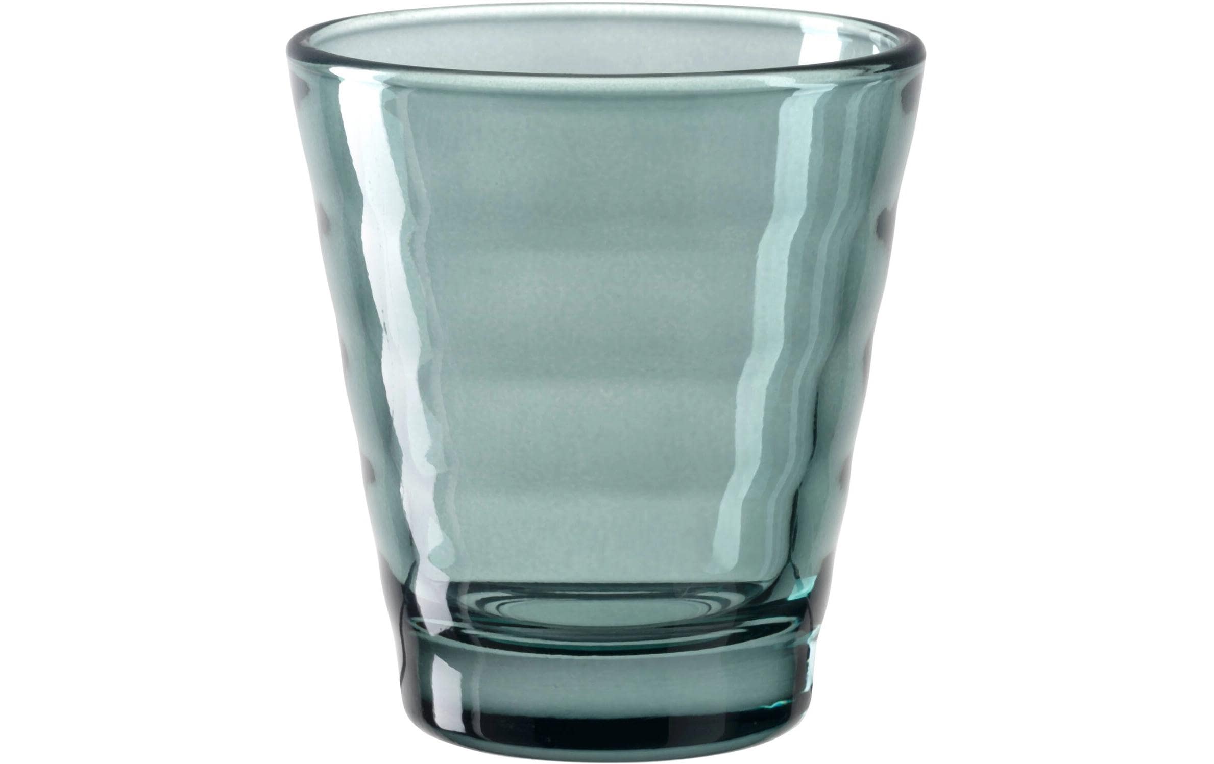 LEONARDO Trinkglas – 140 ml, Ø 8,0 cm, H 9,0 cm, Glas, Türkis