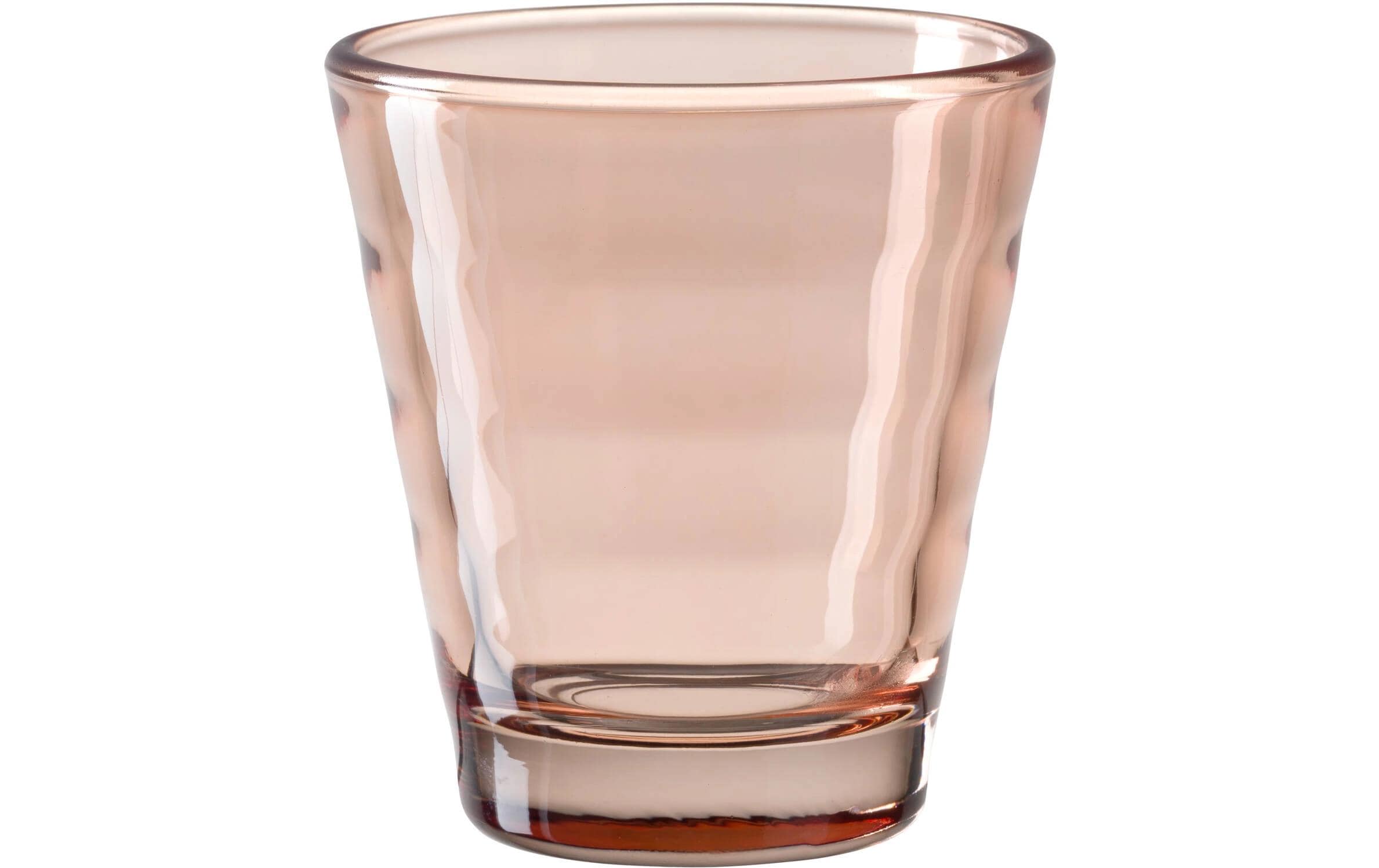 LEONARDO Trinkglas – 140 ml, Ø 8 cm, Glas, Orange