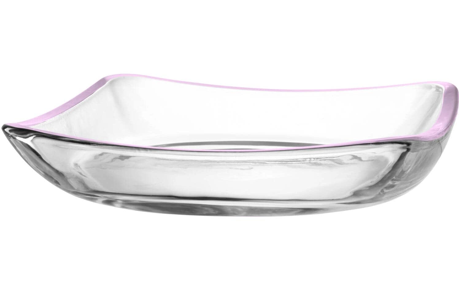 LEONARDO Speiseteller Piazza – 19,6 cm, H 4,0 cm, Glas, Violett
