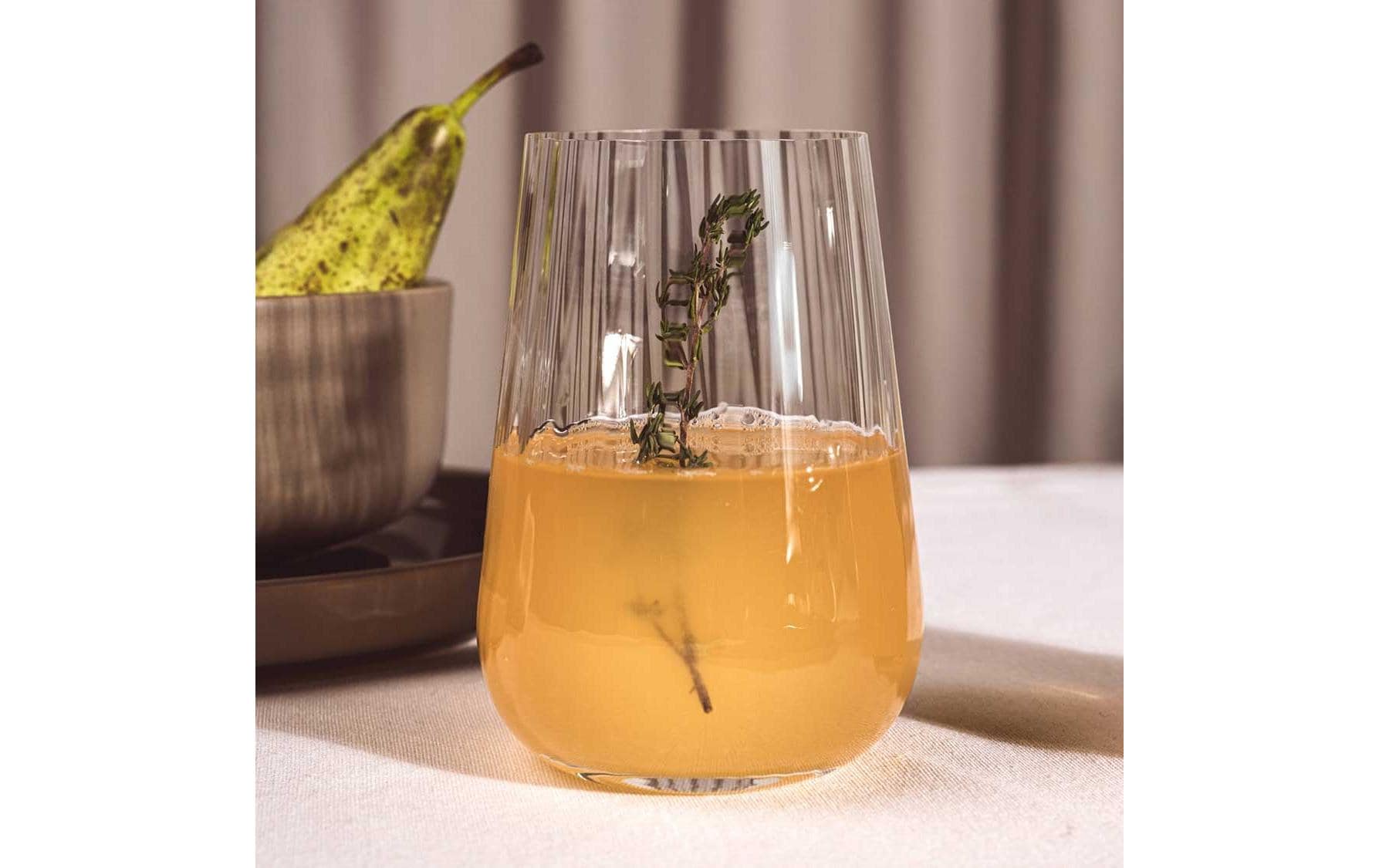 LEONARDO Trinkglas Paolo – 350 ml, Ø 7,8 cm, H 11,0 cm, Glas, Transparent