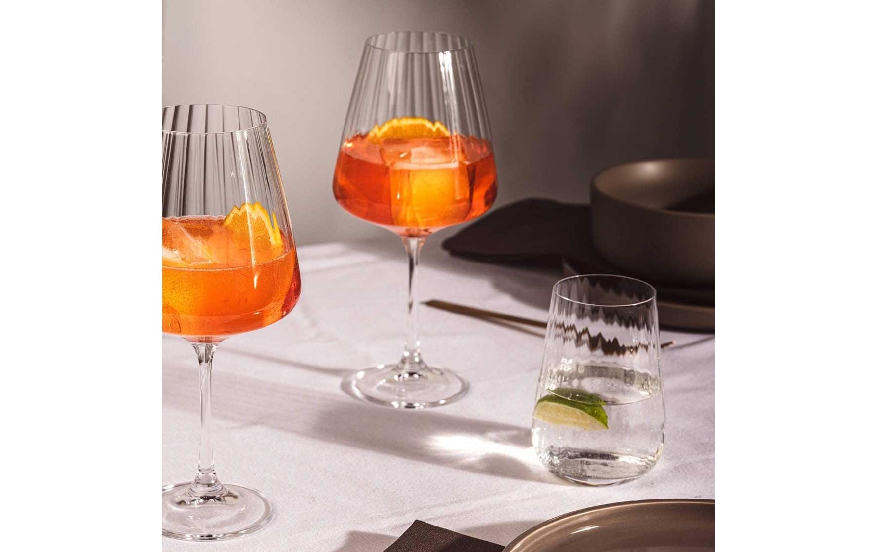 LEONARDO Trinkglas Paolo – 350 ml, Ø 7,8 cm, H 11,0 cm, Glas, Transparent