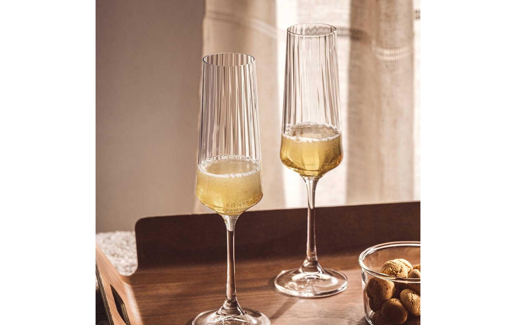 LEONARDO Paolo Sektglas – 180 ml, Ø 6,7 cm, H 23,8 cm, Glas, Transparent
