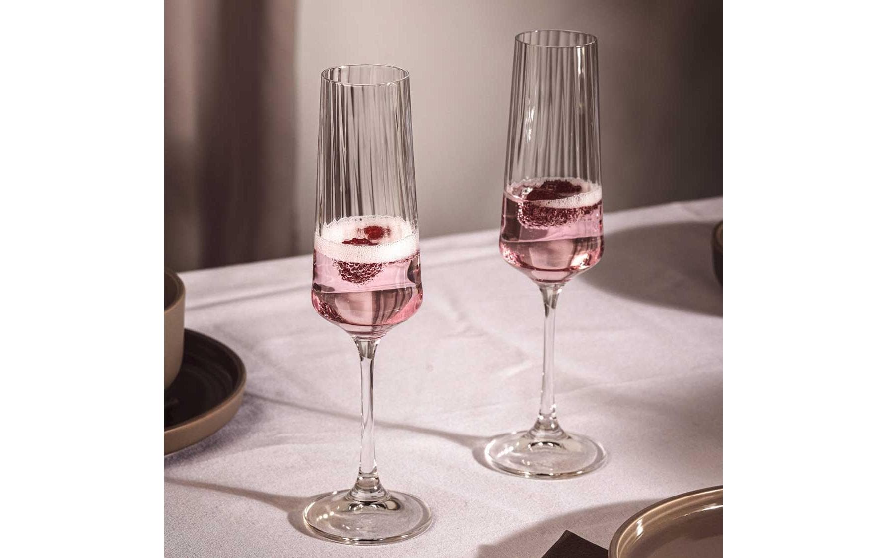 LEONARDO Paolo Sektglas – 180 ml, Ø 6,7 cm, H 23,8 cm, Glas, Transparent