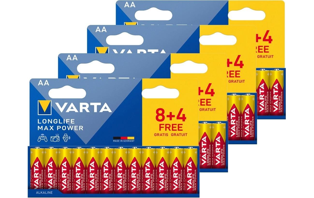 Varta AA Batterien, Alkaline, 1,5 V – 48 Stk.