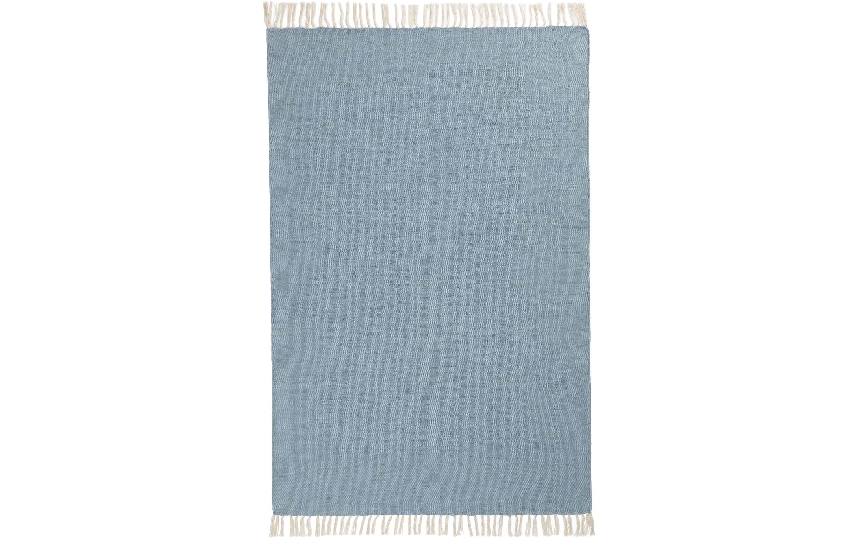 Urbanara Teppich Udaka – 170 × 240 cm, Eisblau, 100% recyceltes PET