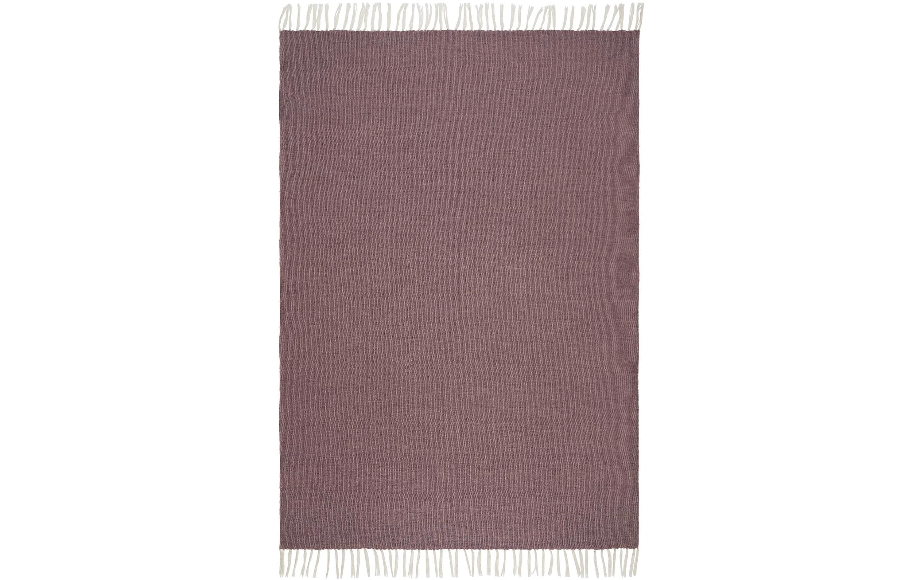 Urbanara Teppich Udaka – 90 × 130 cm, Taupe, 100% recyceltes Polyester