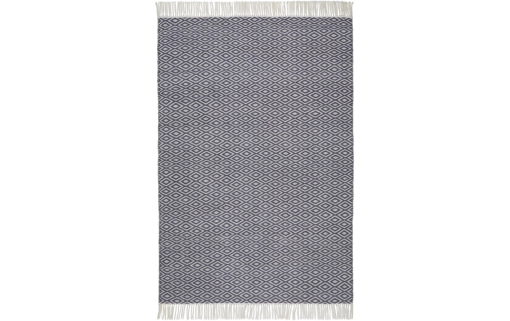Urbanara Teppich Barota – 170 × 240 cm, Blaugrau, Polypropylen (PP)/recyceltes PET, GRS