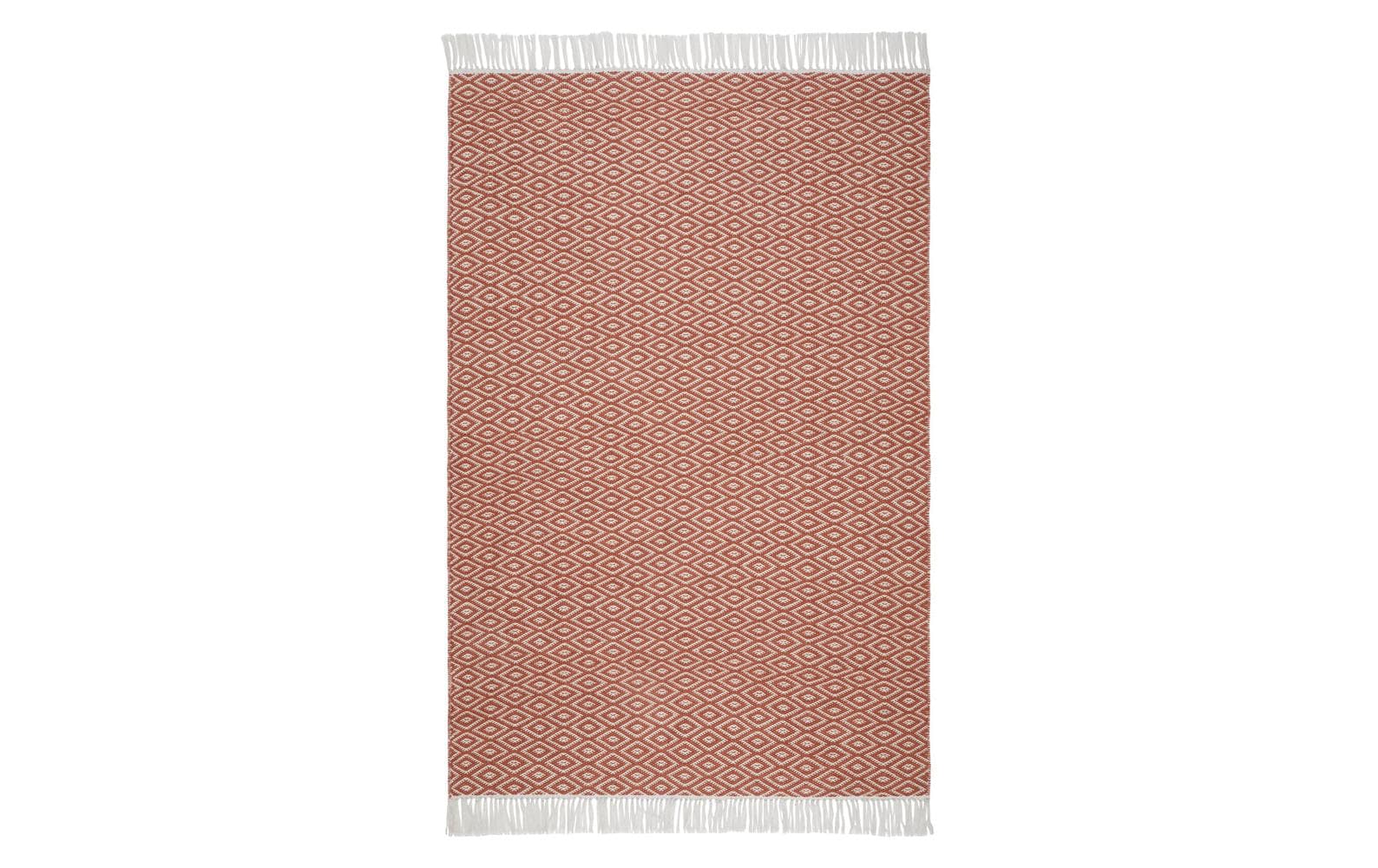 Urbanara Barota Teppich – 90 × 130 cm – Polypropylen & Recyceltes PET, mehrfarbig