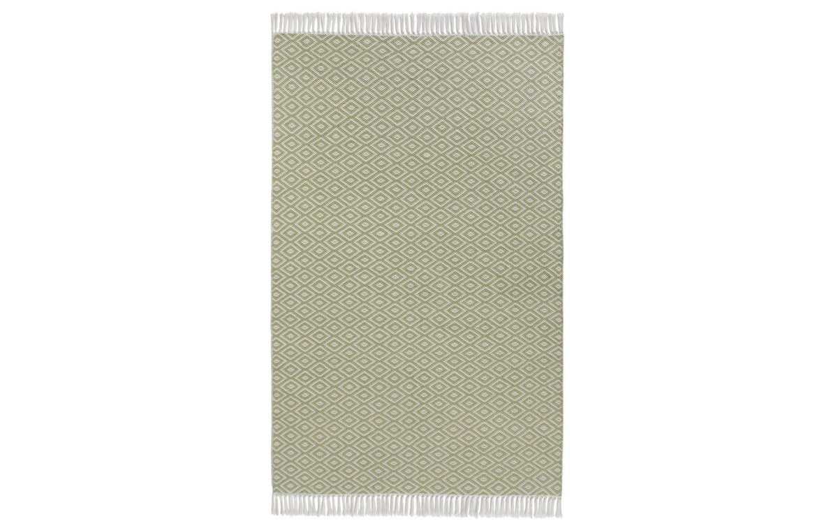 Urbanara Teppich – 90 × 130 cm – Polypropylen & recyceltes PET, mehrfarbig