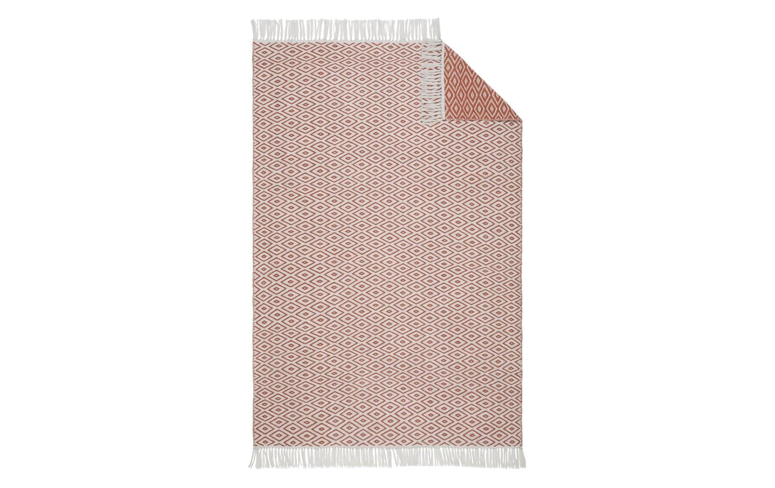 Urbanara Barota Teppich – 90 × 130 cm – Polypropylen & Recyceltes PET, mehrfarbig