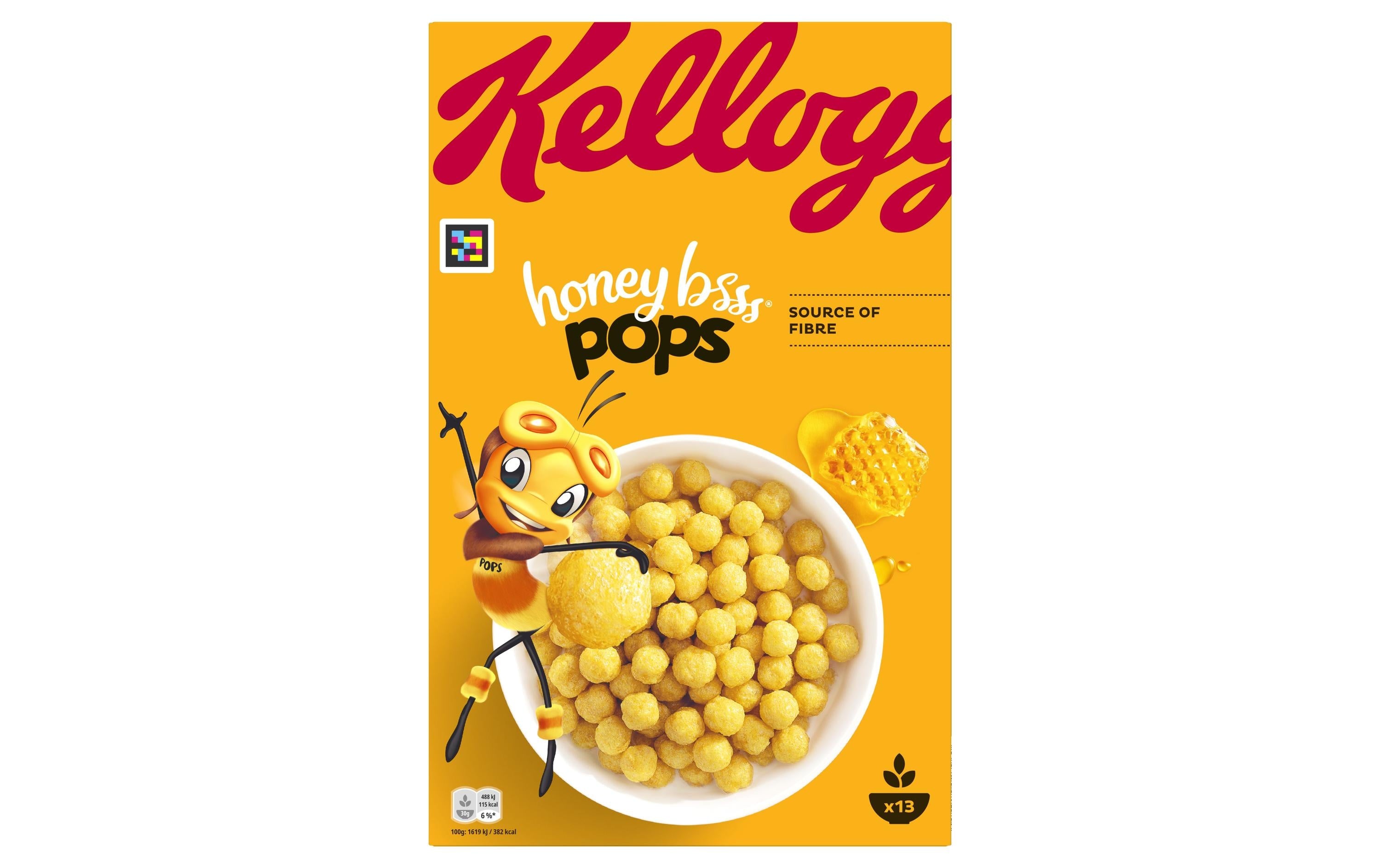 Kellogg Company Kellogg's Cerealien Honey Pops – 400 g