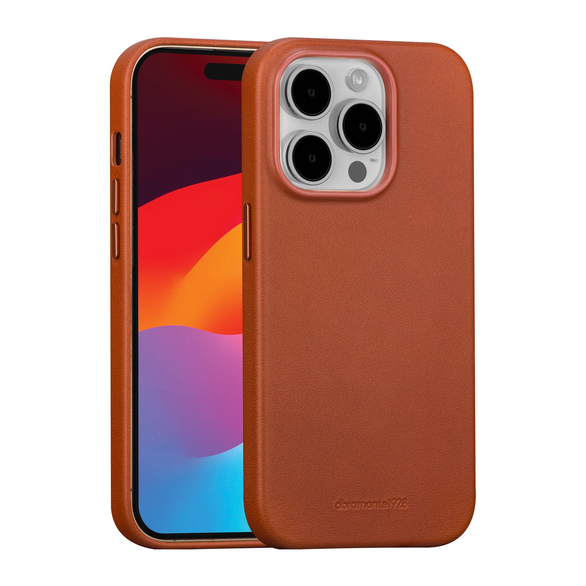 dbramante1928 Backcover Roskilde – für Apple iPhone 15 Pro – braun – MagSafe-kompatibel