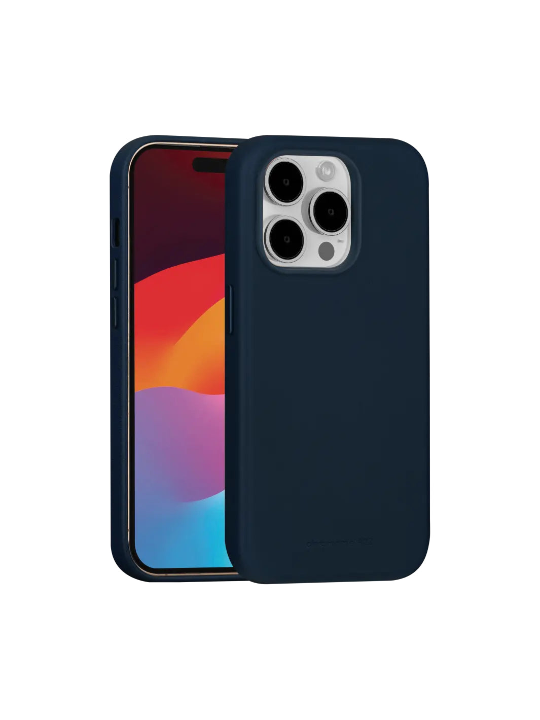 dbramante1928 Roskilde MagSafe – Backcover – für Apple iPhone 15 Pro Max, Leder, Blau, bis 1,2 m sturzsicher