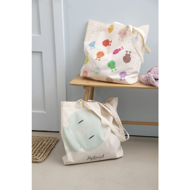 Hoptimist Stofftasche, Baumwolle, Mehrfarbig, 400×460 mm