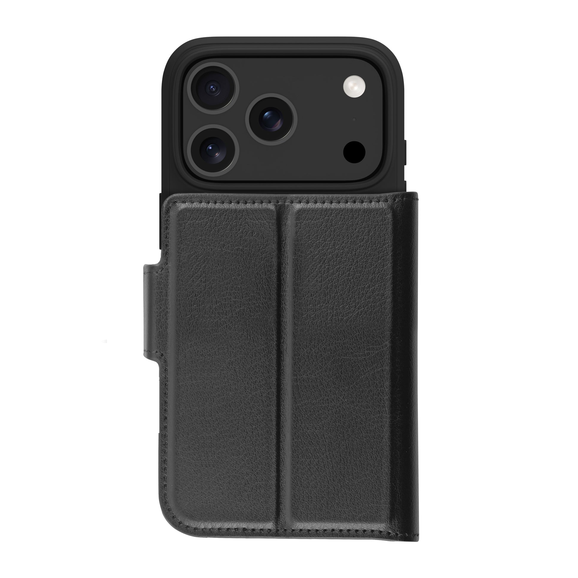 dbramante1928 Oslo Pro Wallethülle – für Apple iPhone 17 Pro, MagSafe, 3 Kartenfächer, PU, Schwarz