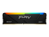 Kingston Technology Kingston FURY Beast RGB KF432C16BB2AK2-32 – 32 GB RAM, DDR4 3200 MT/s, 288-Pin DIMM, RGB