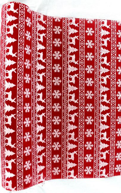 Dameco Dekostoff Hirsch – 36 × 300 cm – Polyester, mehrfarbig