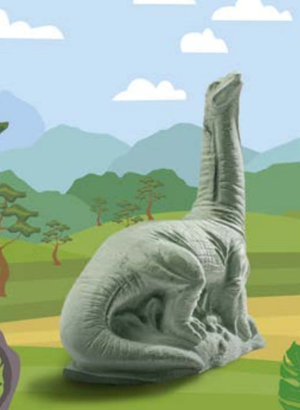 GLOREX Giessform – Dino Diplodocus – Latex – 50 × 100 × 80 mm – 1 Stück