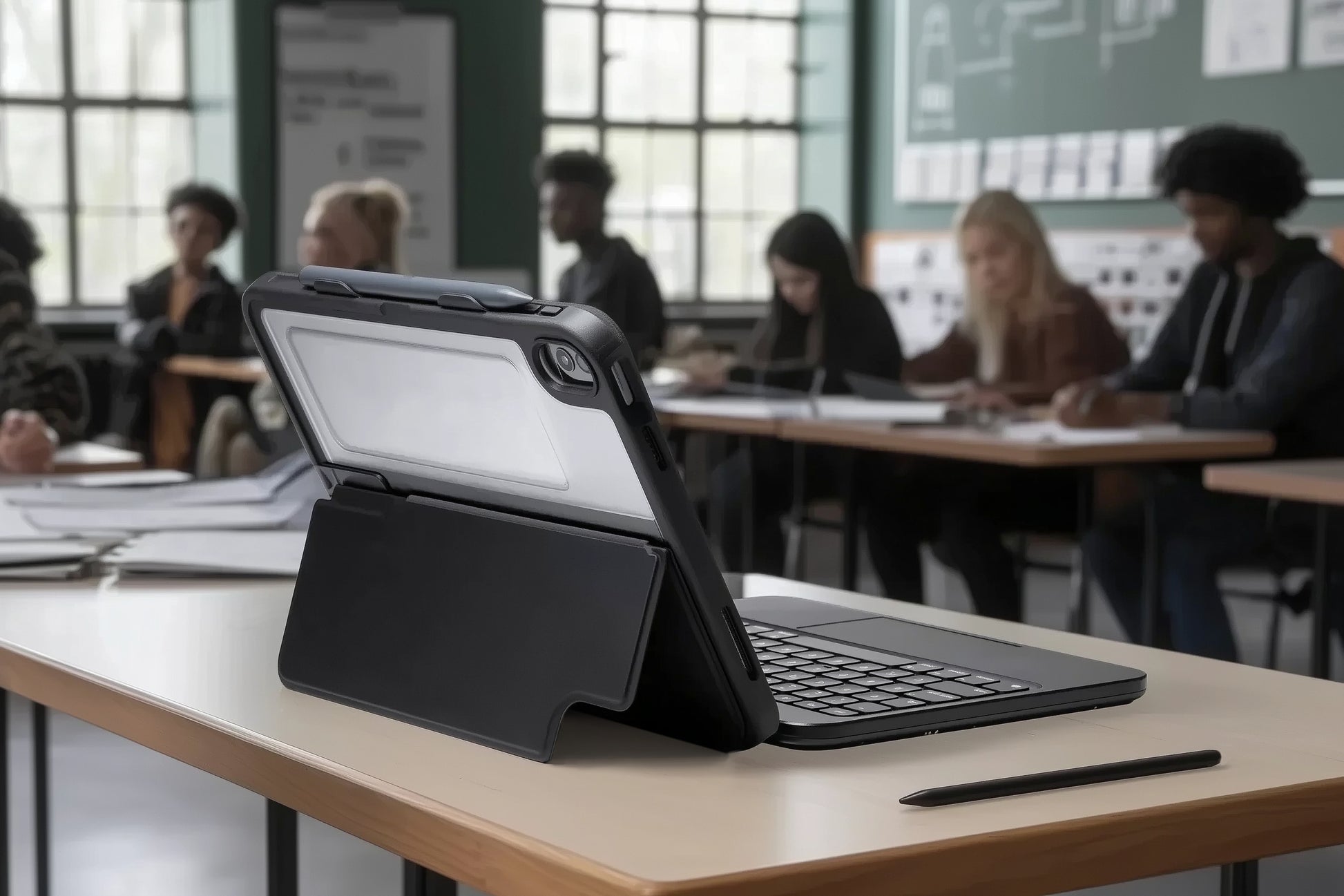 ZAGG Tough Keys – Tastatur, kabelgebunden (USB-C), CH-Layout (DE-CH) – für iPad 10,9" & 11"