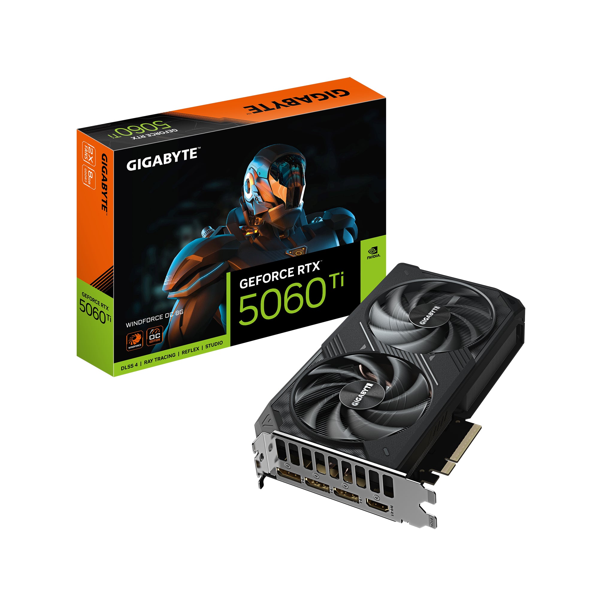 Gigabyte GeForce RTX 5060 Ti WINDFORCE OC – 8 GB GDDR7