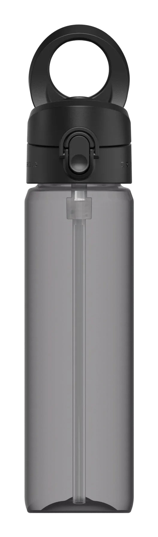 RhinoShield AquaStand Isolierflasche 800 ml – Doppelwandig 8 h heiss/8 h kalt, Tritan, Schwarz