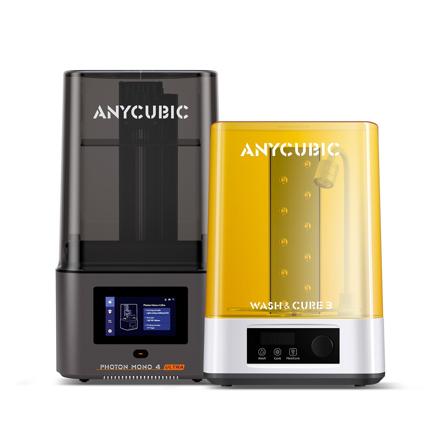 Anycubic Photon Mono 4 Ultra Harz-3D-Drucker – Bauvolumen 153,4 × 87 × 165 mm – Min. Schichthöhe 0,02 mm