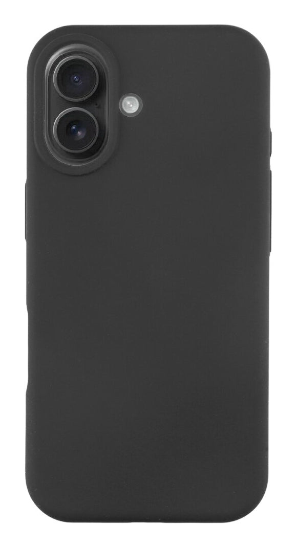 4smarts Cupertino Backcover – für Apple iPhone 17 – MagSafe, Silikon+Mikrofaser, Schwarz