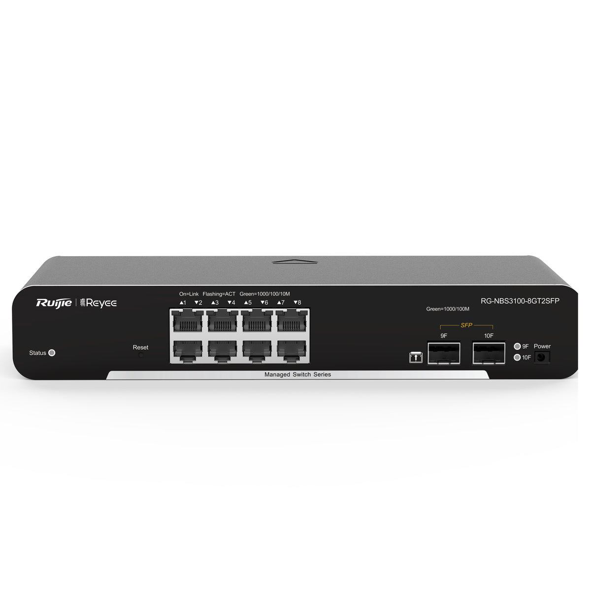 Ruijie Networks RG-NBS3100-8GT2SFP – Managed Switch – 8×GbE, 2×SFP, L2