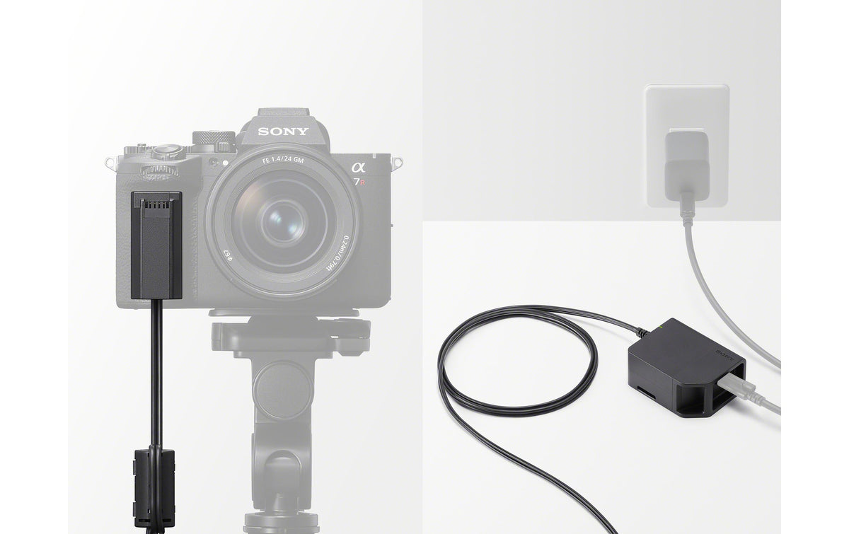 Sony DC-C2 Batterie-Gleichstromkoppler – für Sony-Kameras mit InfoLITHIUM NP-SA100 – Schwarz