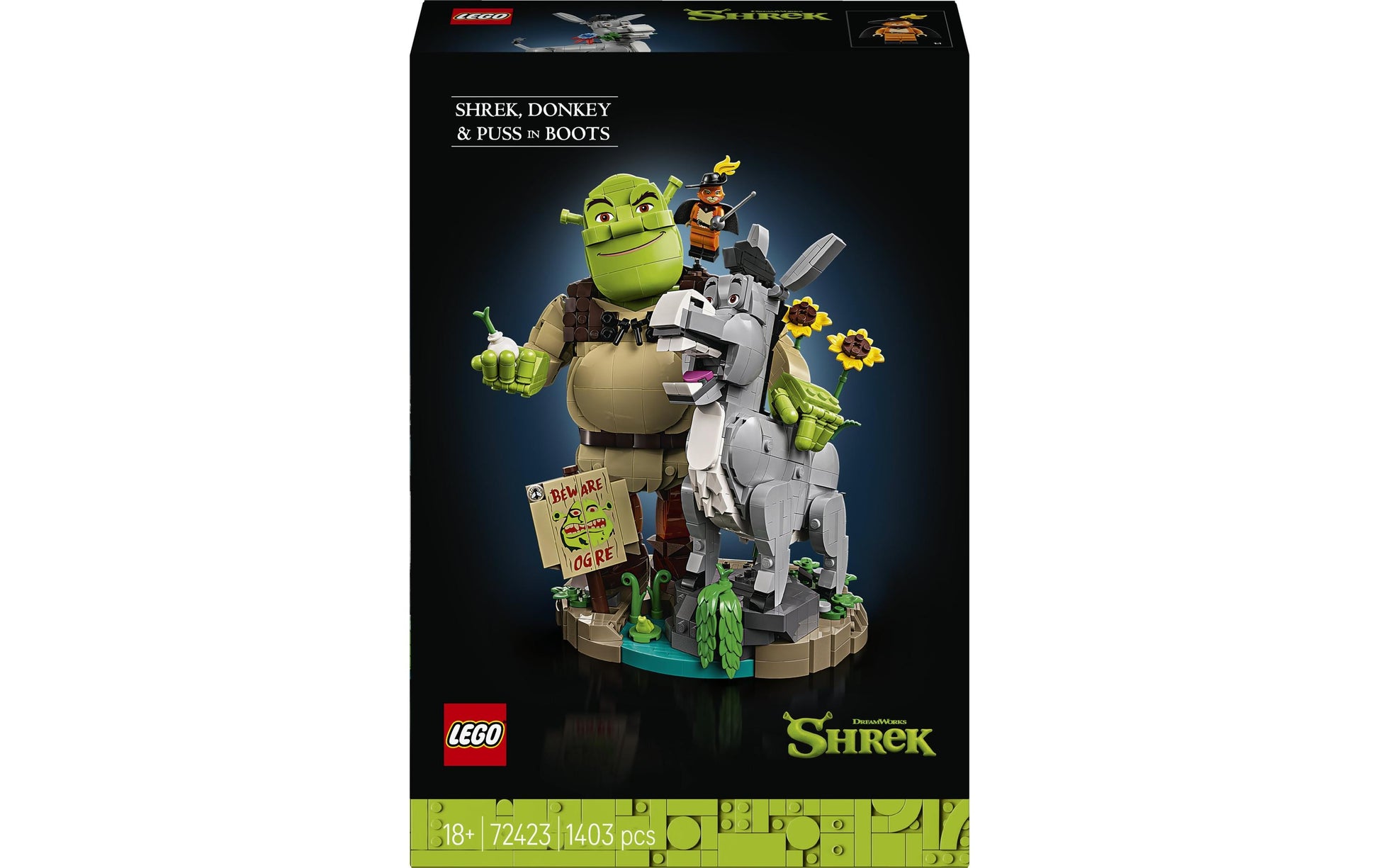 LEGO 3D Puzzle Dachs – 1403 Teile – ab 18 Jahren