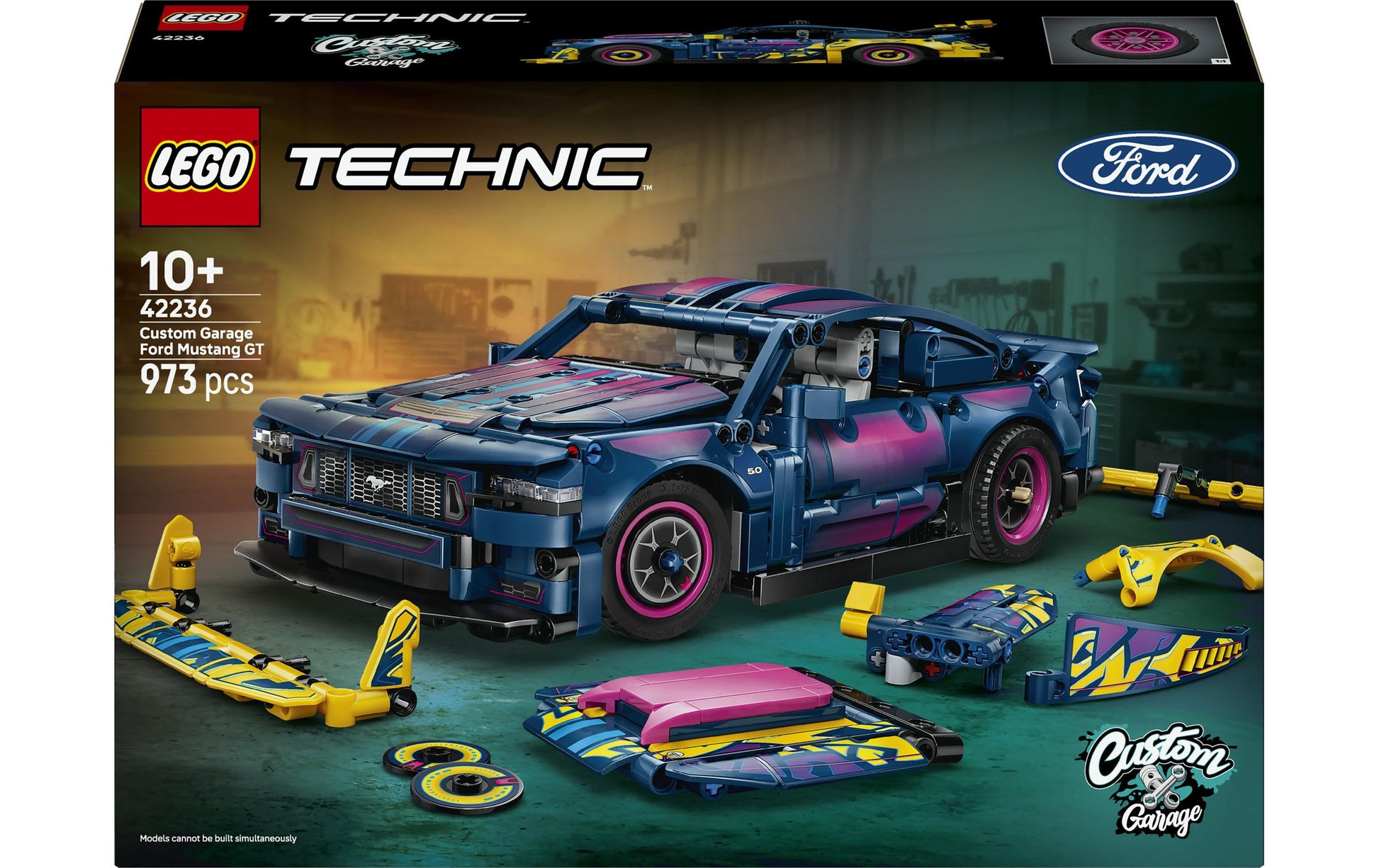LEGO Technic 42236 Fahrzeug – 973 Teile – ab 10 Jahren – 26,2 × 9,4 × 38,2 cm