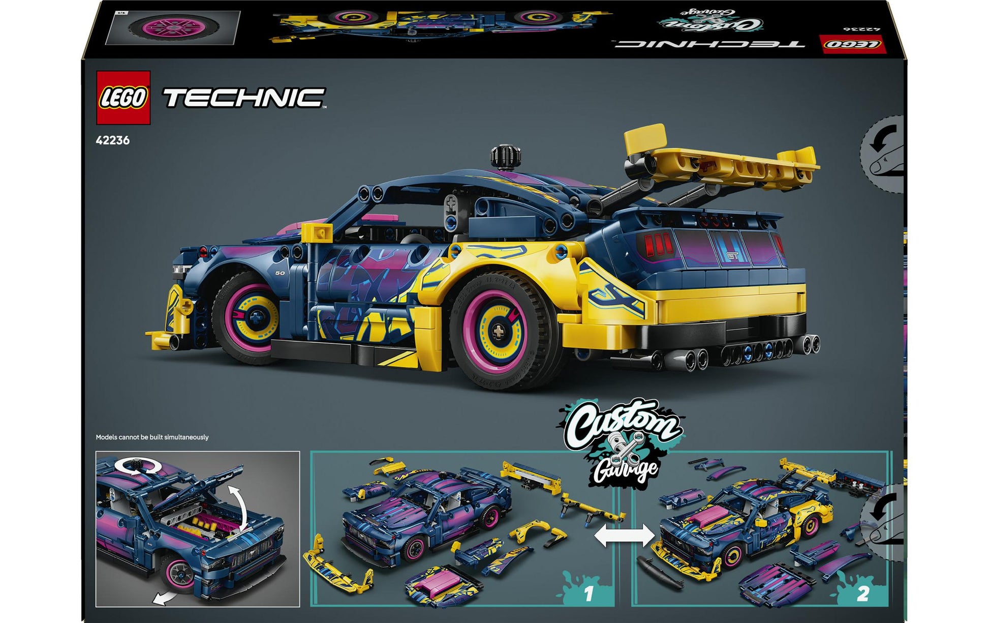 LEGO Technic 42236 Fahrzeug – 973 Teile – ab 10 Jahren – 26,2 × 9,4 × 38,2 cm