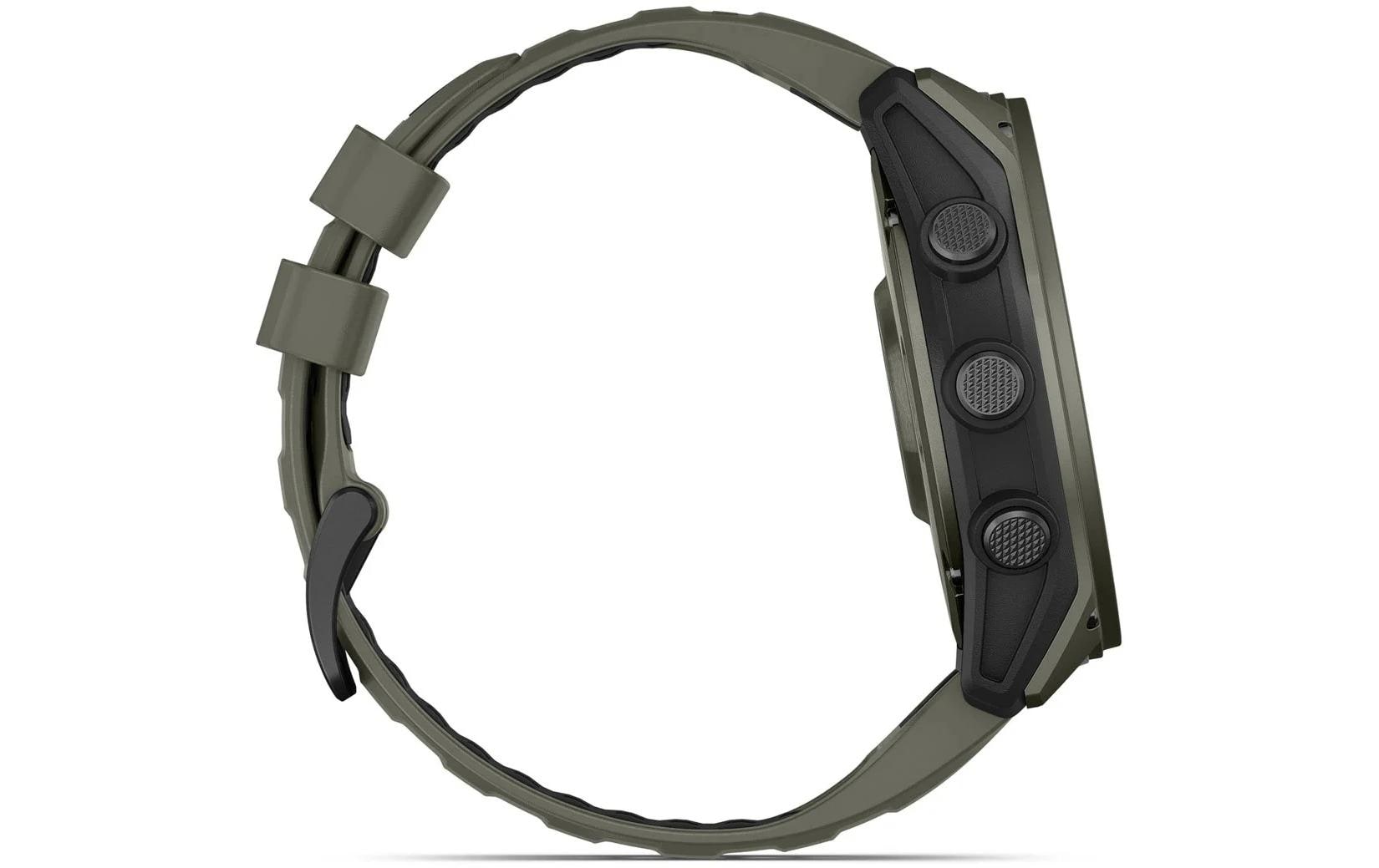 Garmin Tactix 8 51 mm GPS – Titan Olivgrün, 100 m, für Android, iPhone