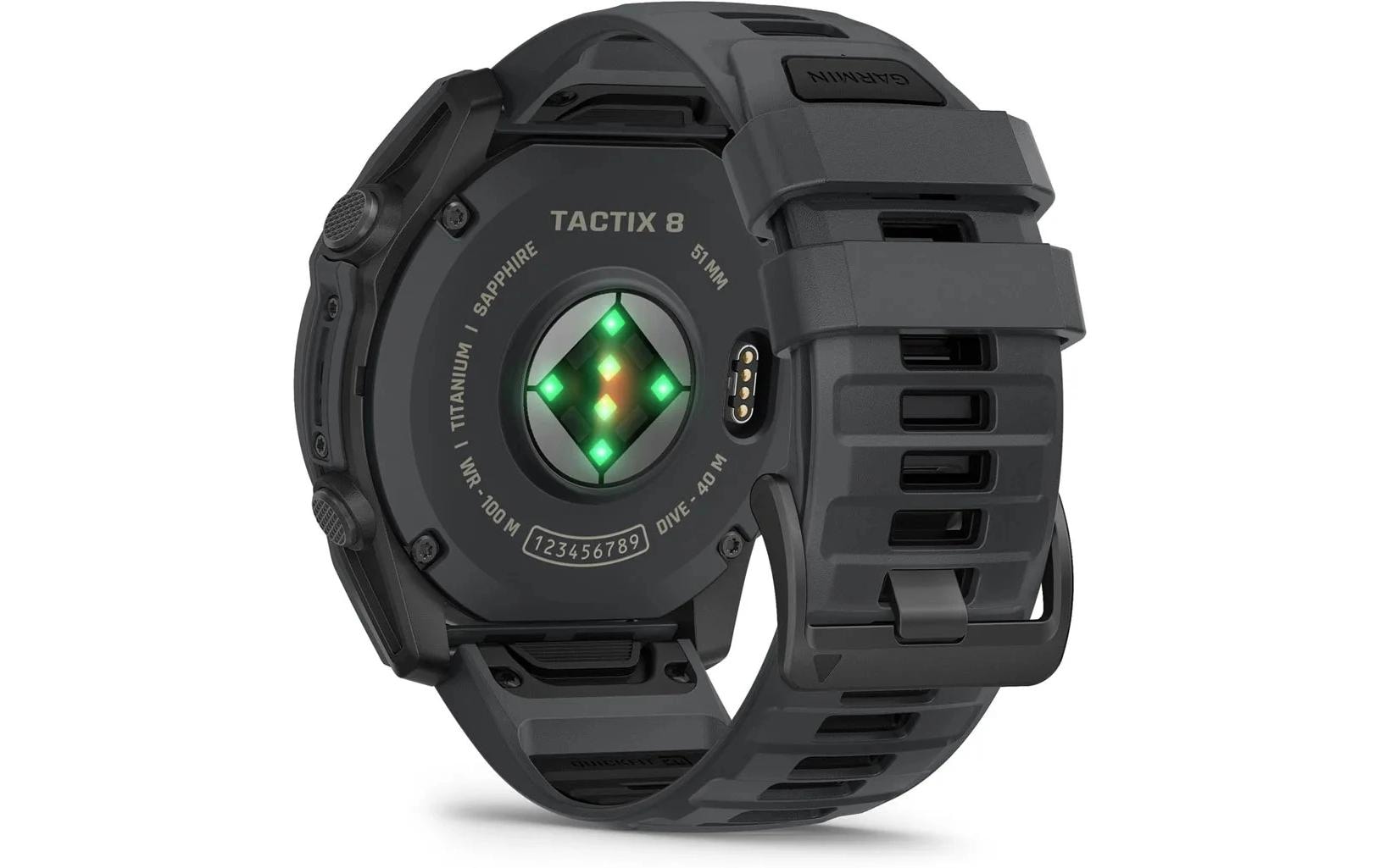 Garmin Tactix 8 51 mm GPS – Titan Schiefergrau, 100 m, für Android, iOS