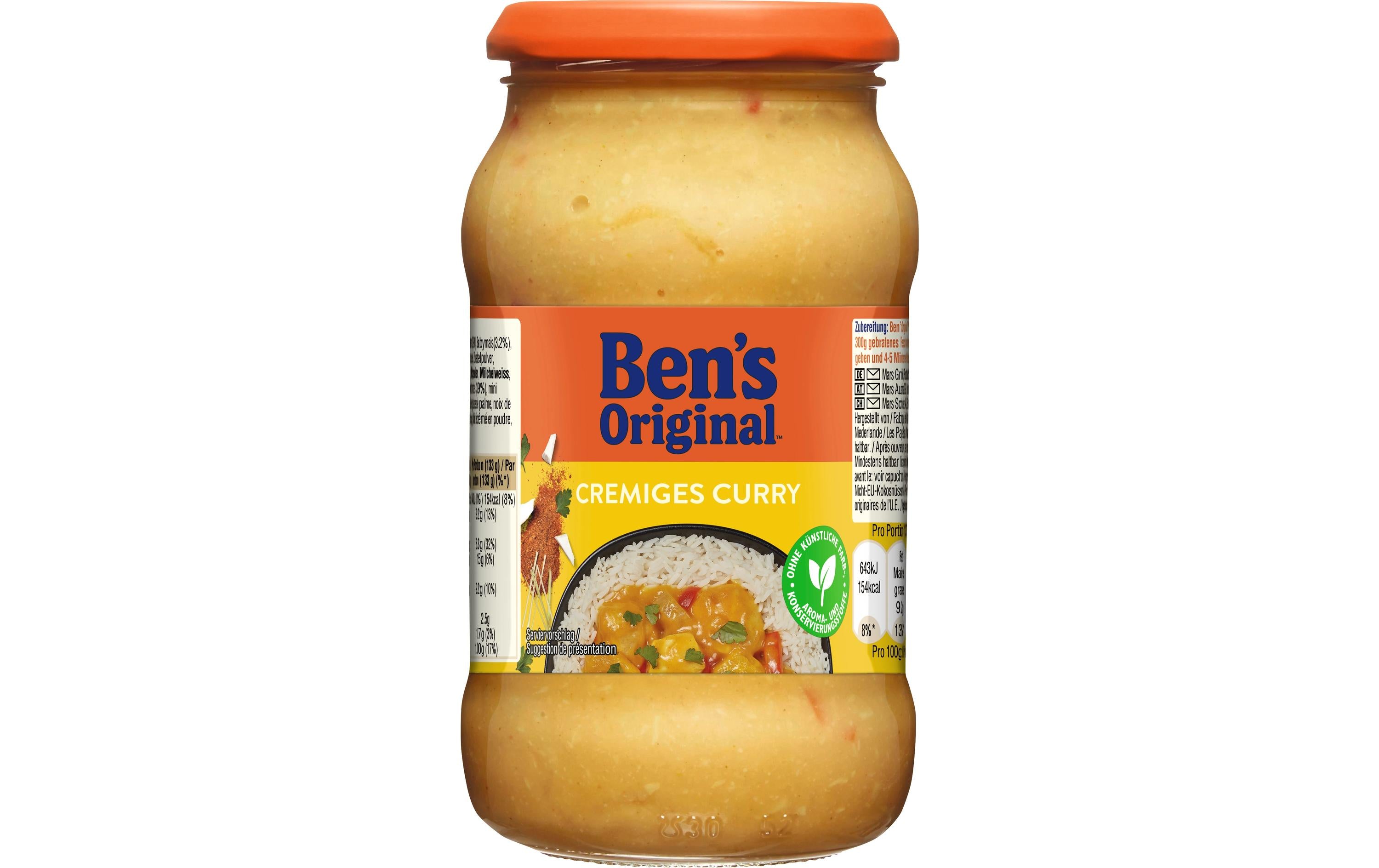 Ben's Original Currysauce Thai Curry, mild, vegetarisch – 400 g