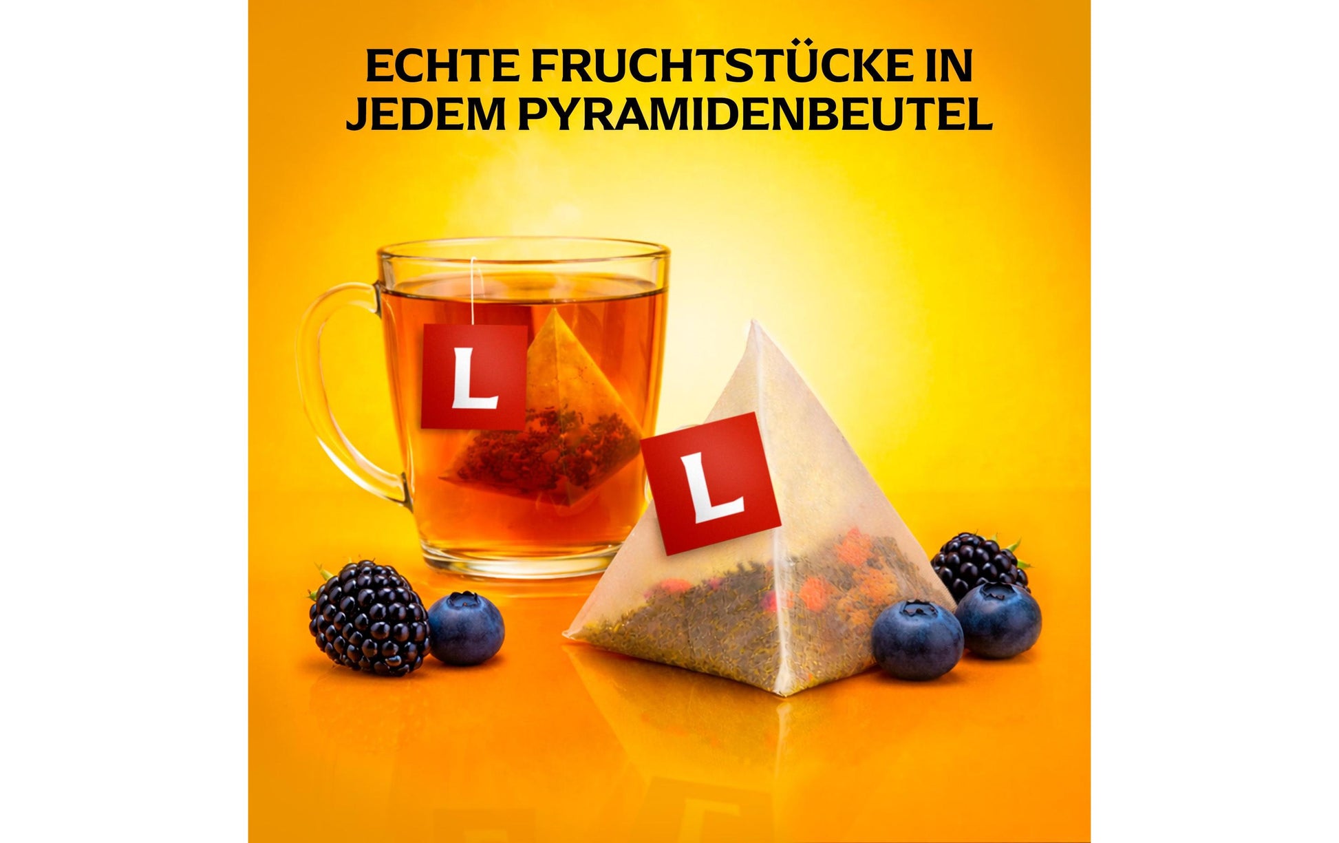 Lipton Schwarztee Heidelbeere & Brombeere – Teebeutel 20 Beutel