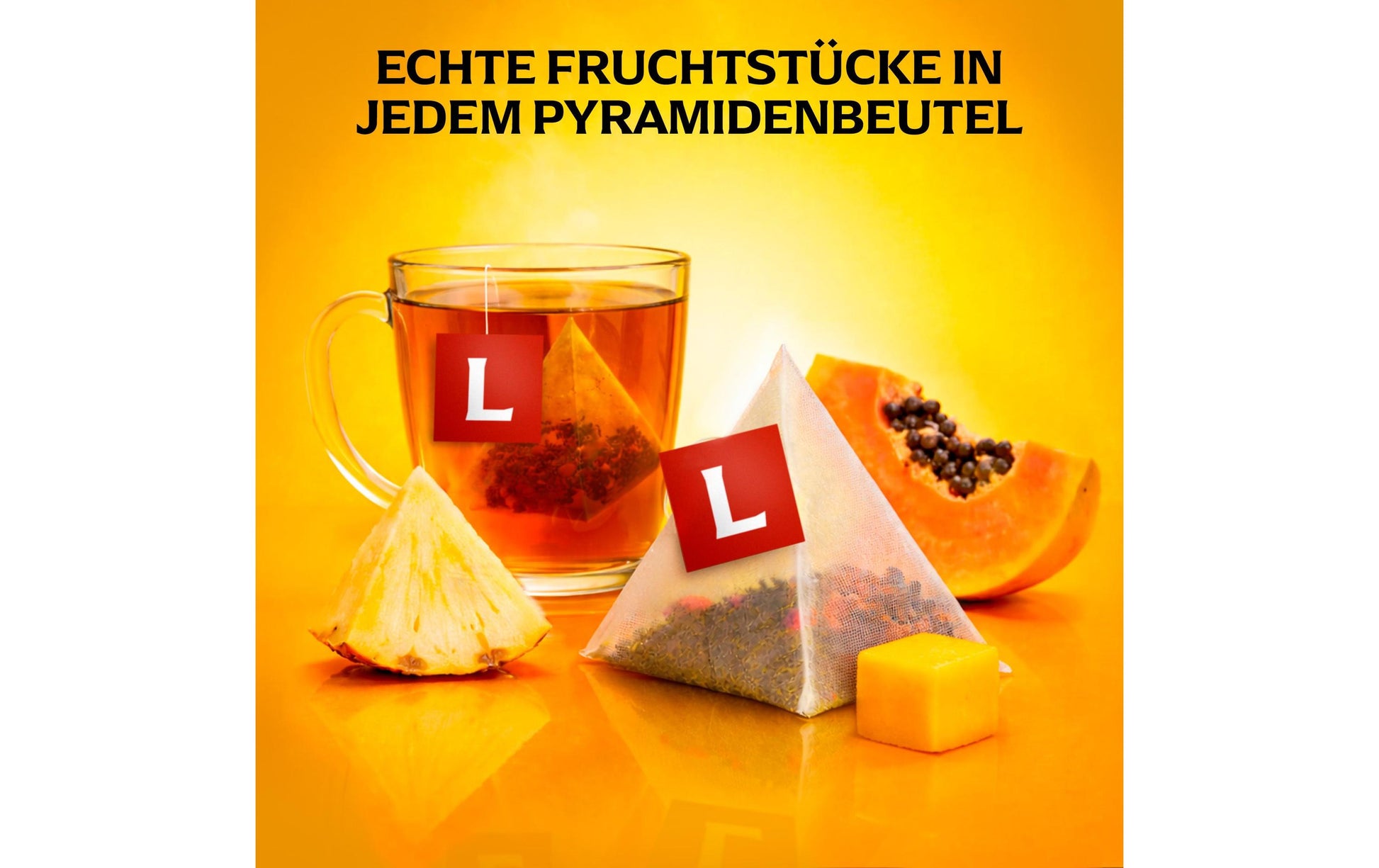 Lipton Schwarztee Tropische Früchte – Teebeutel 20 Beutel