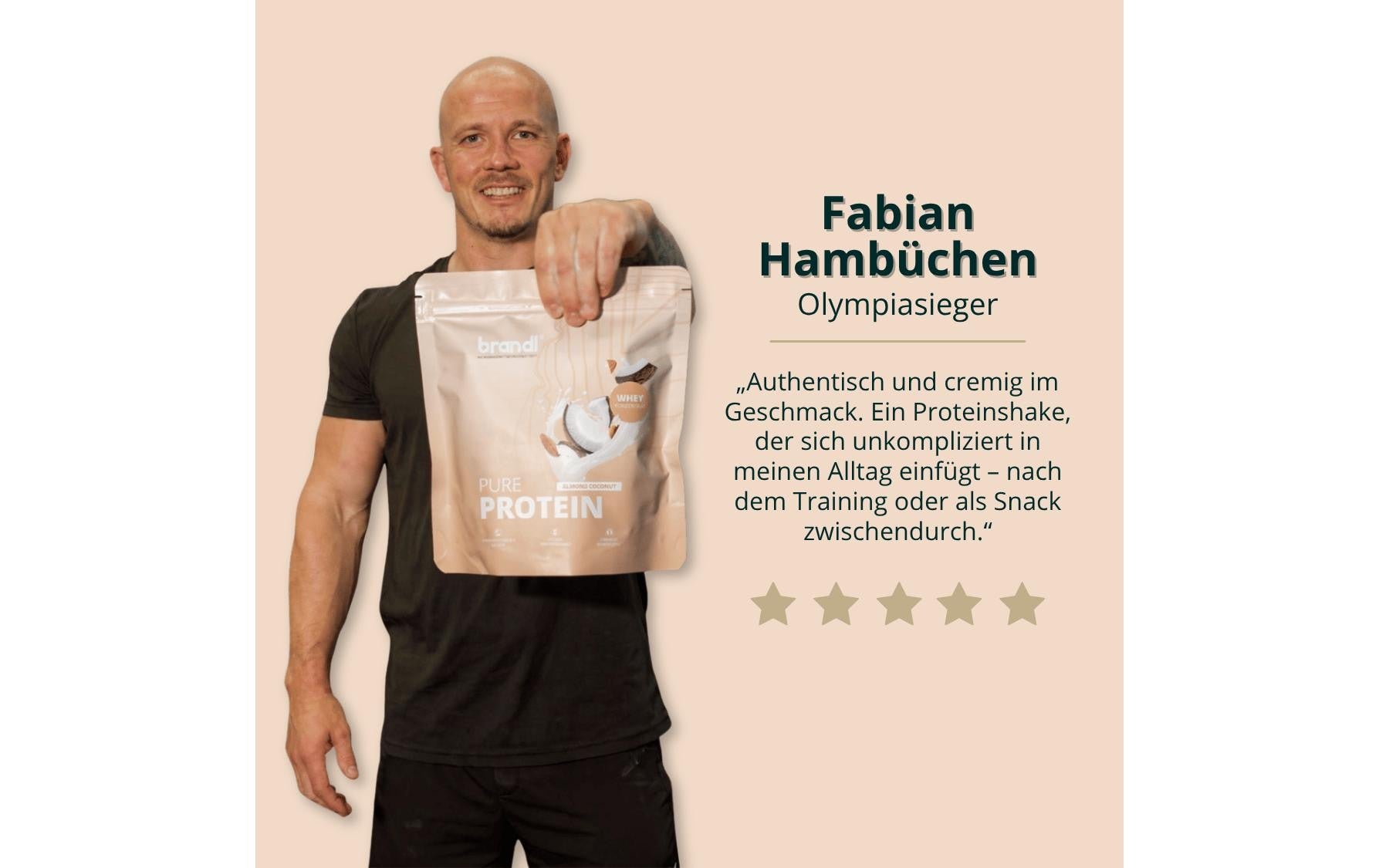 Brandl-Nutrition Eiweisspulver Pure Protein 2.0 W – Kokos – 1 kg