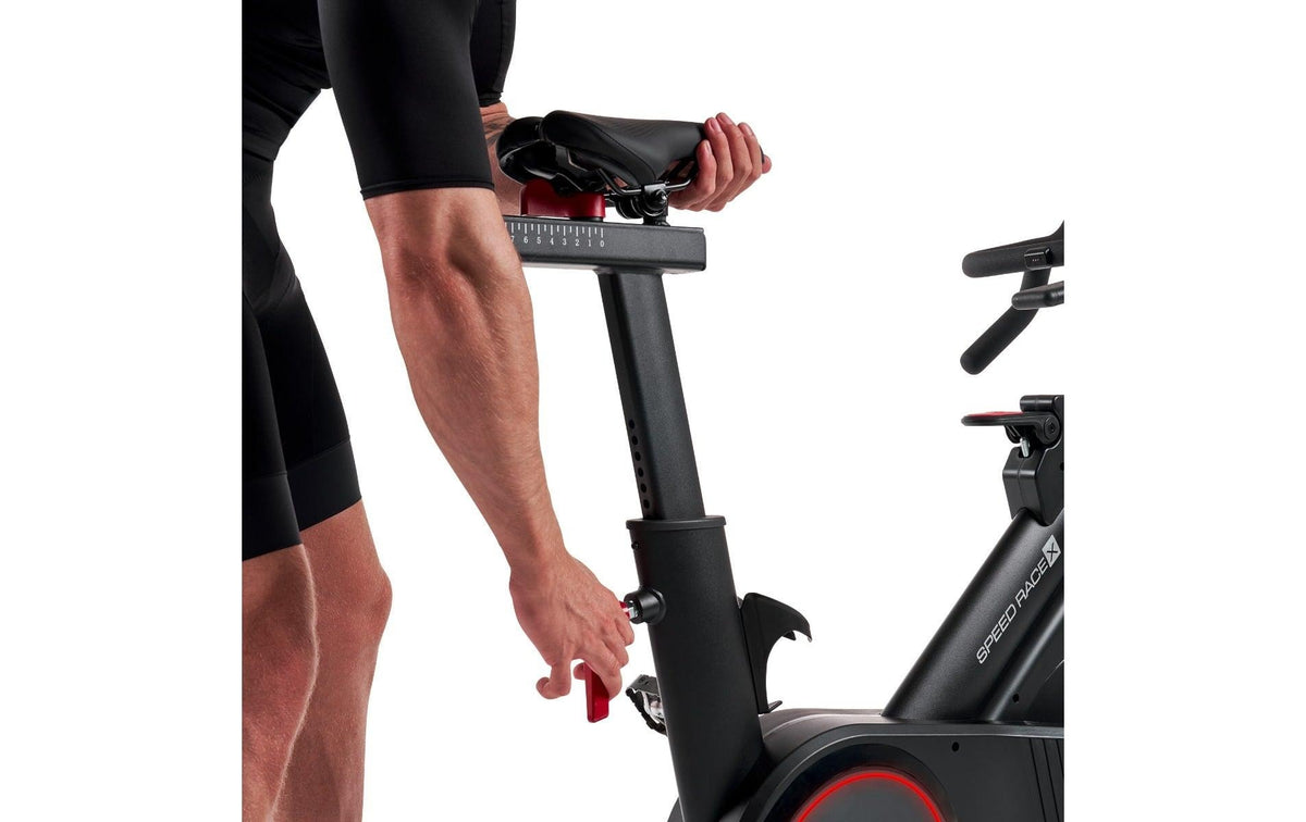 Hammer Ergometer Speed Race XT (LT 10_25), Schwungmasse 20 kg, Belastbarkeit 150 kg – Schwarz
