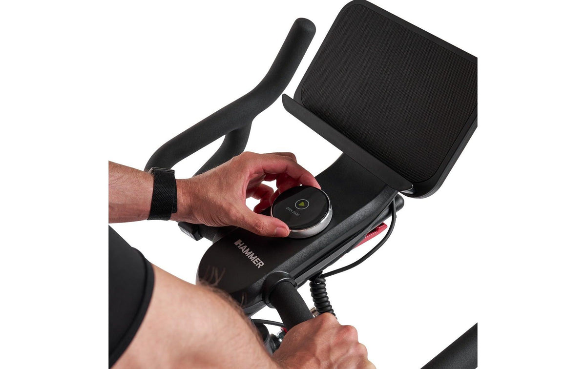 Hammer Ergometer Speed Race XT (LT 10_25), Schwungmasse 20 kg, Belastbarkeit 150 kg – Schwarz