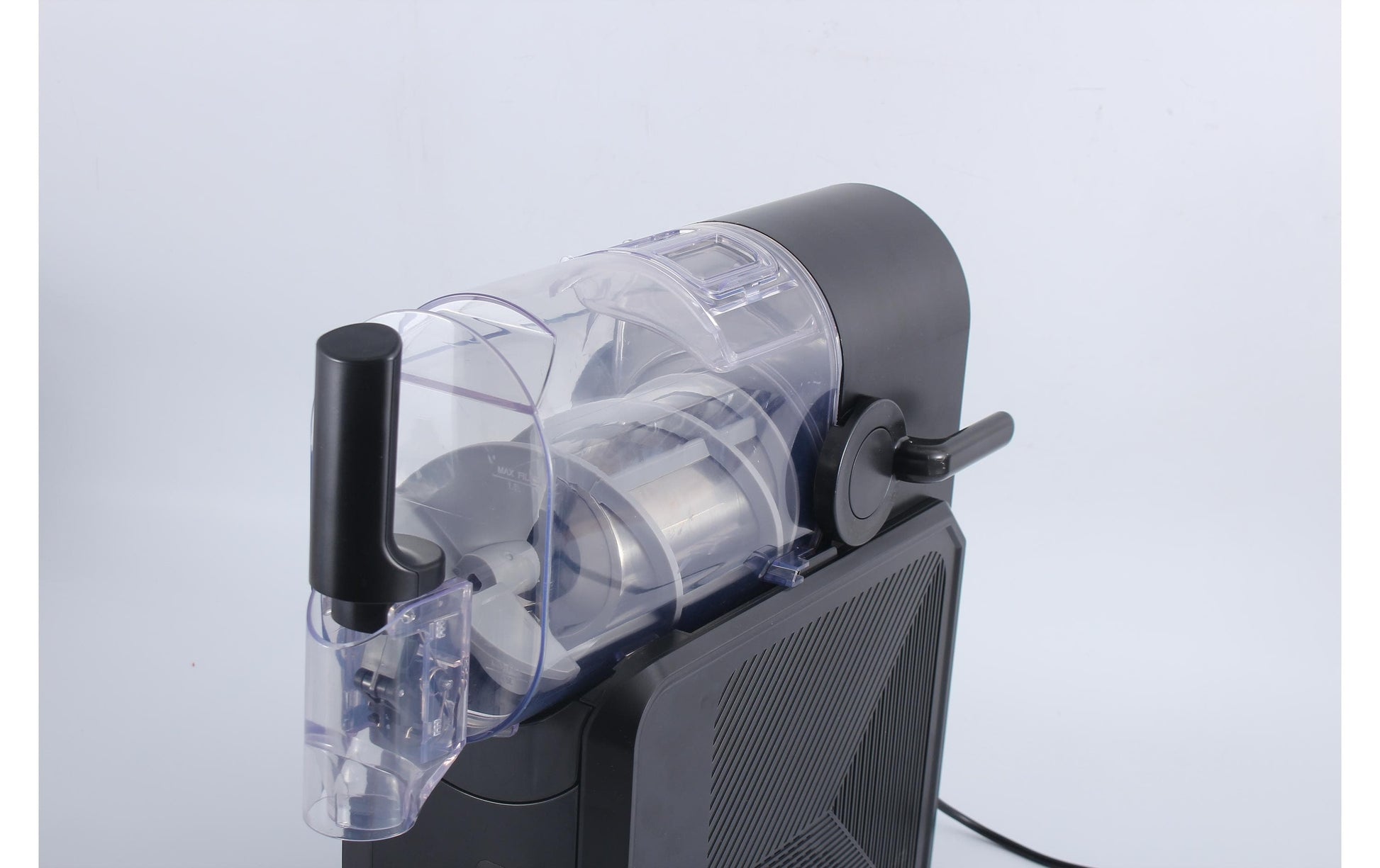 Ohmex Glace-Maschine OHM-SLU-0526 – schwarz/transparent